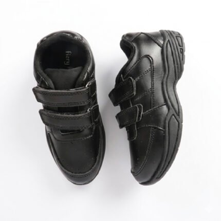 Black School Shoes for Boys & Girls (Velcro)
