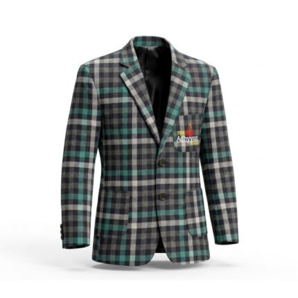 Unisex Checkered Blazer